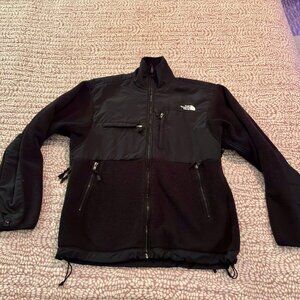 Men's Black The North Face Denali Fleece Jacket - Medium